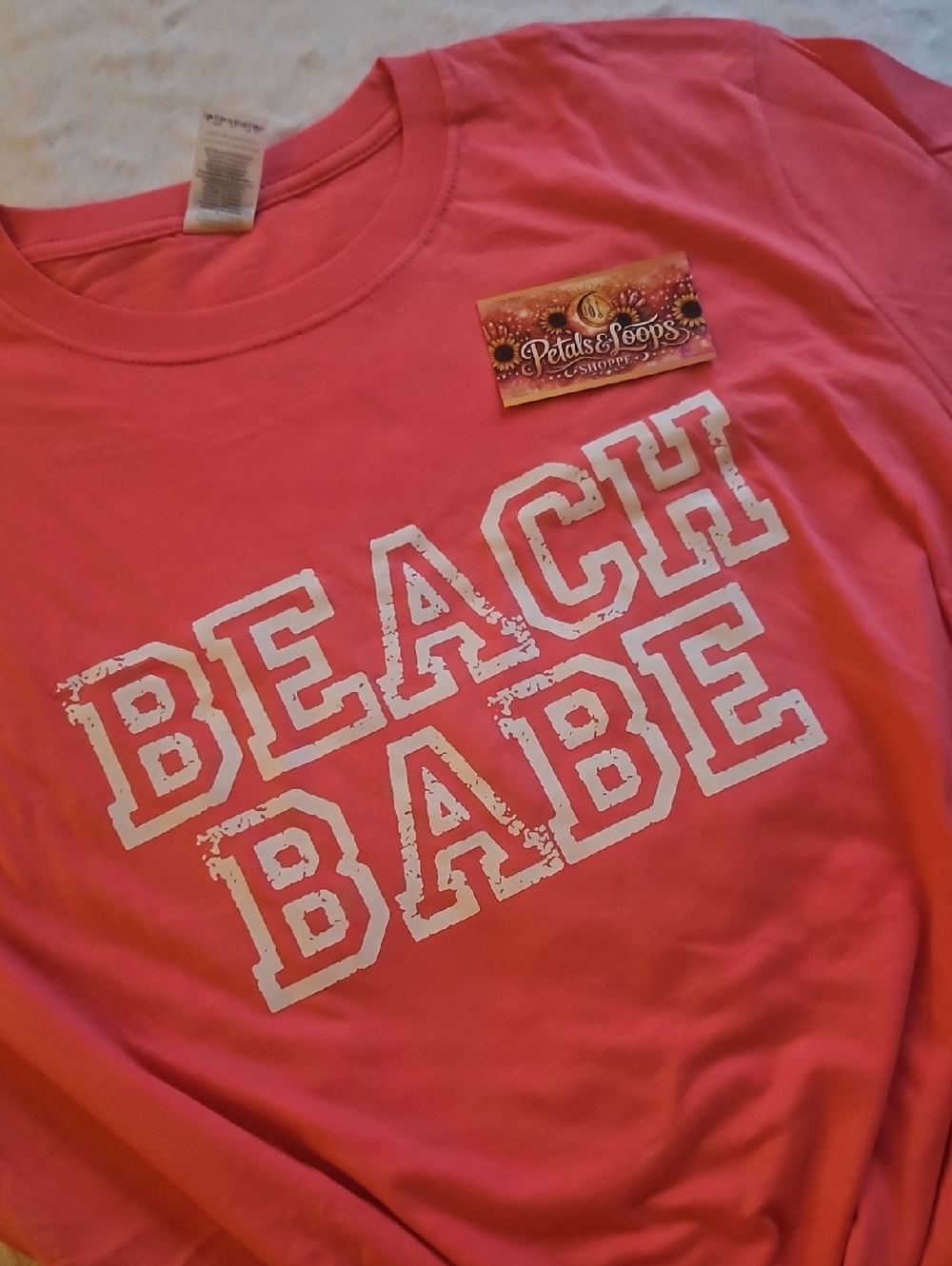 Beach Babe Pink Graphic T-Shirt